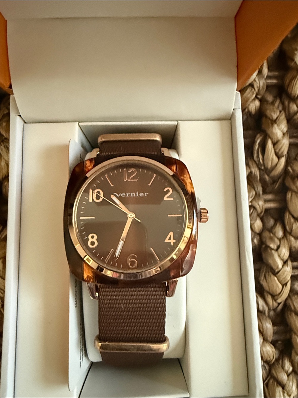 Vernier Brown Tortoiseshell Women’s Watch